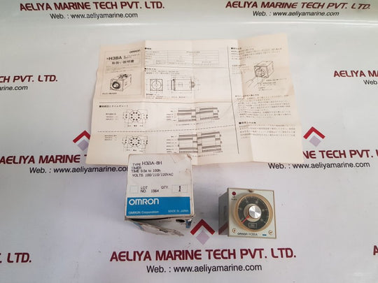 Omron h3ba-8h timer module 0.5s to 100h
