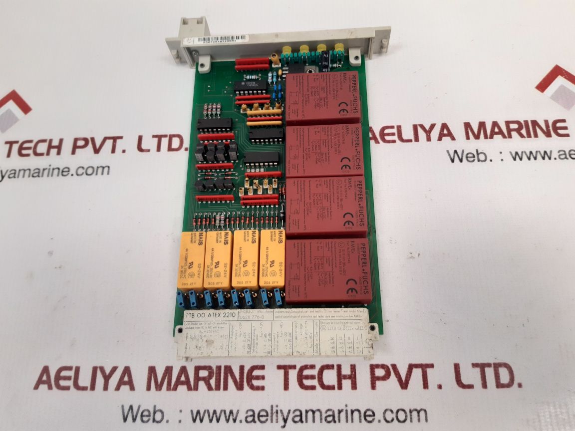 Pepperl + fuchs eg4-r switch amplifier module 