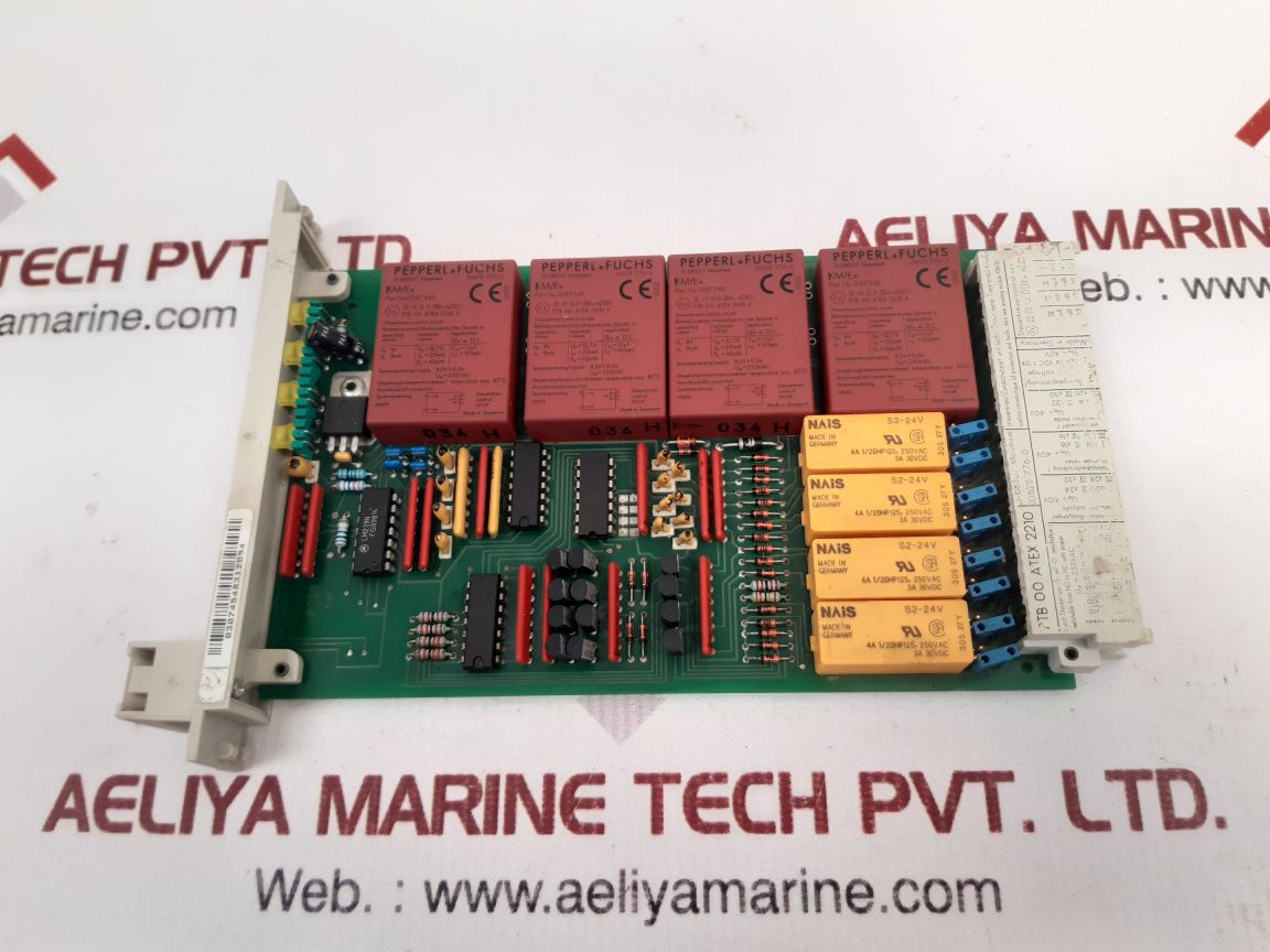 Pepperl + fuchs eg4-r switch amplifier module 