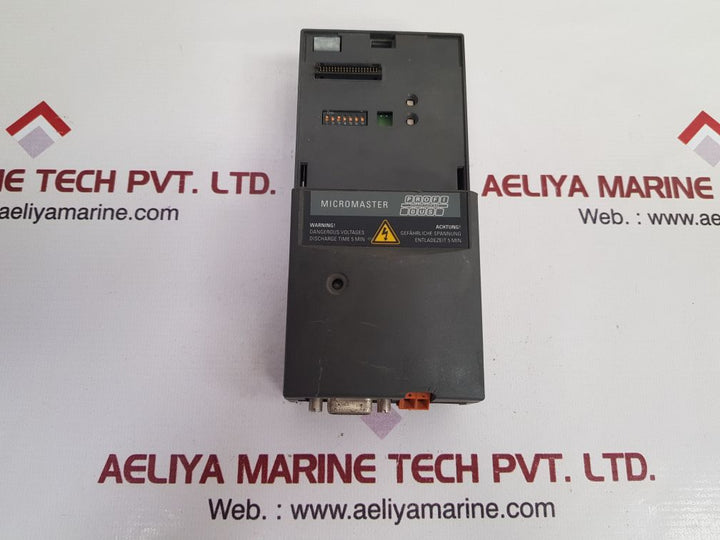 Siemens 6se6400-1pb00-0aa0 micromaster 4 profibus module
