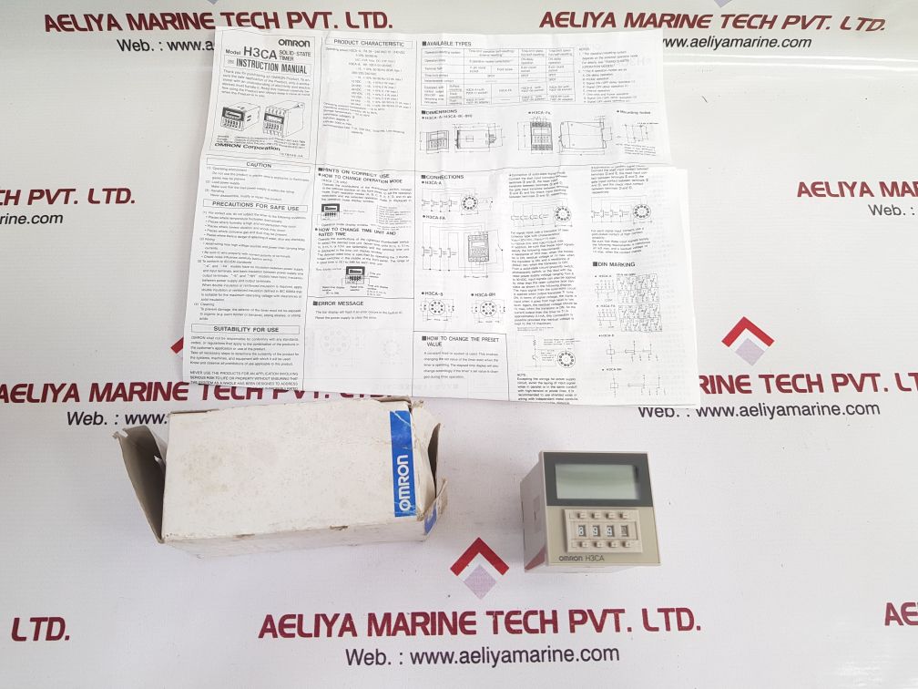 Omron corporation h3ca-8 solid state timer
