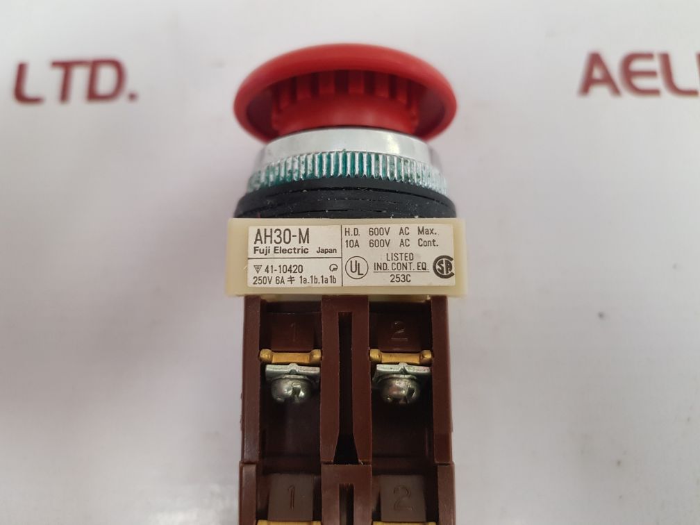 Fuji electric ah30-m command switch red