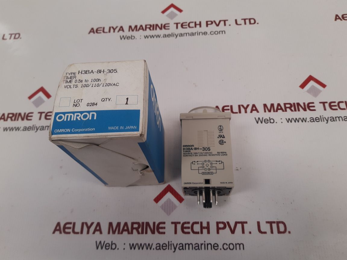 Omron h3ba-8h-305 timer New 