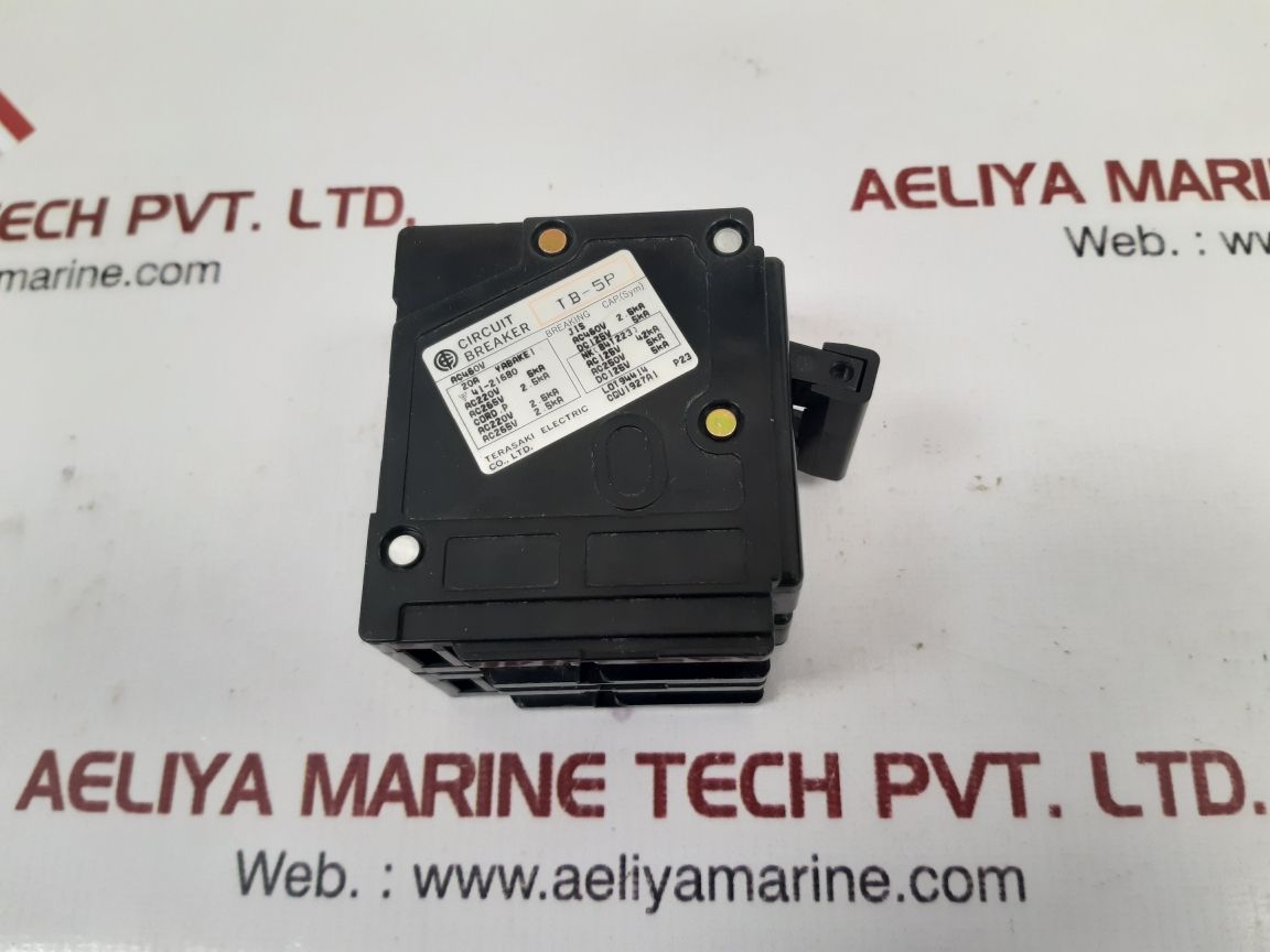 Terasaki electric tb-5p circuit breaker 20a
