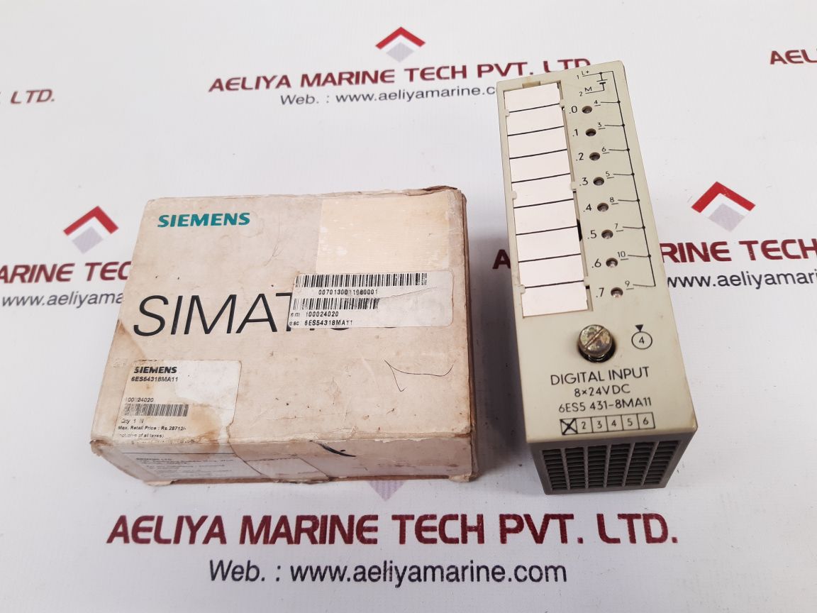 Siemens Simatic S5 6Es5 431-8Ma11 Digital Input Unit