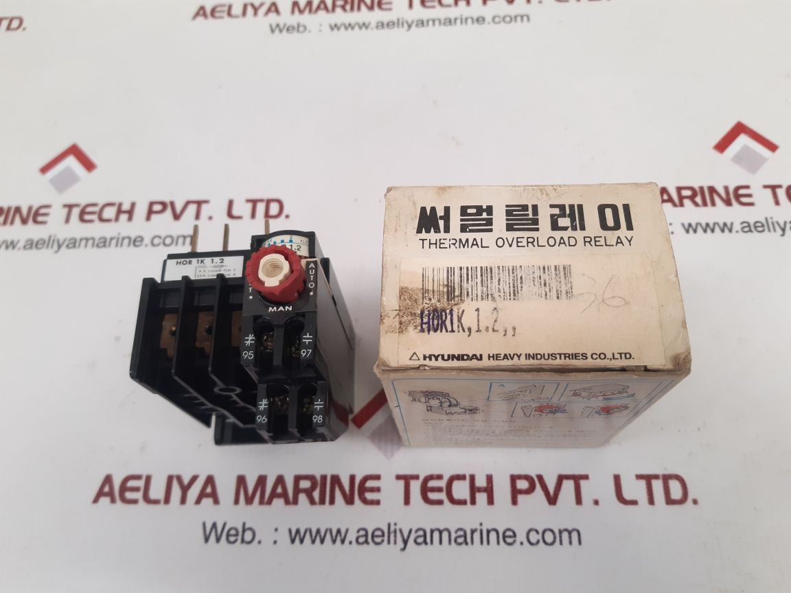 Hyundai hor 1k 1.2 thermal overload relay
