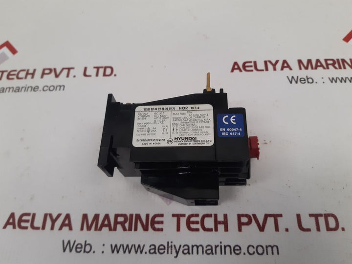 Hyundai hor 1k 1.2 thermal overload relay
