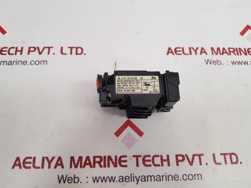 Mitsubishi th-k 12abkp thermal overload relay 1~1.6a
