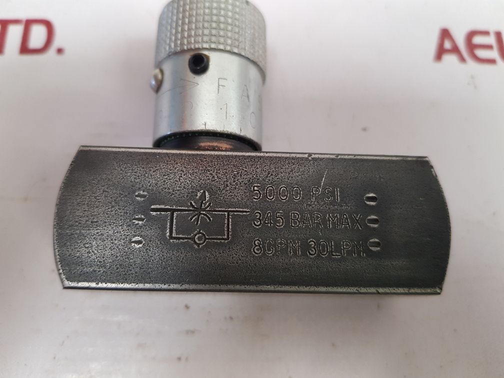 Parker f600s-11ed flow control valve
