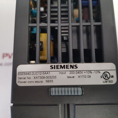 Siemens 6se6440-2uc12-5aa1 inverter drive
