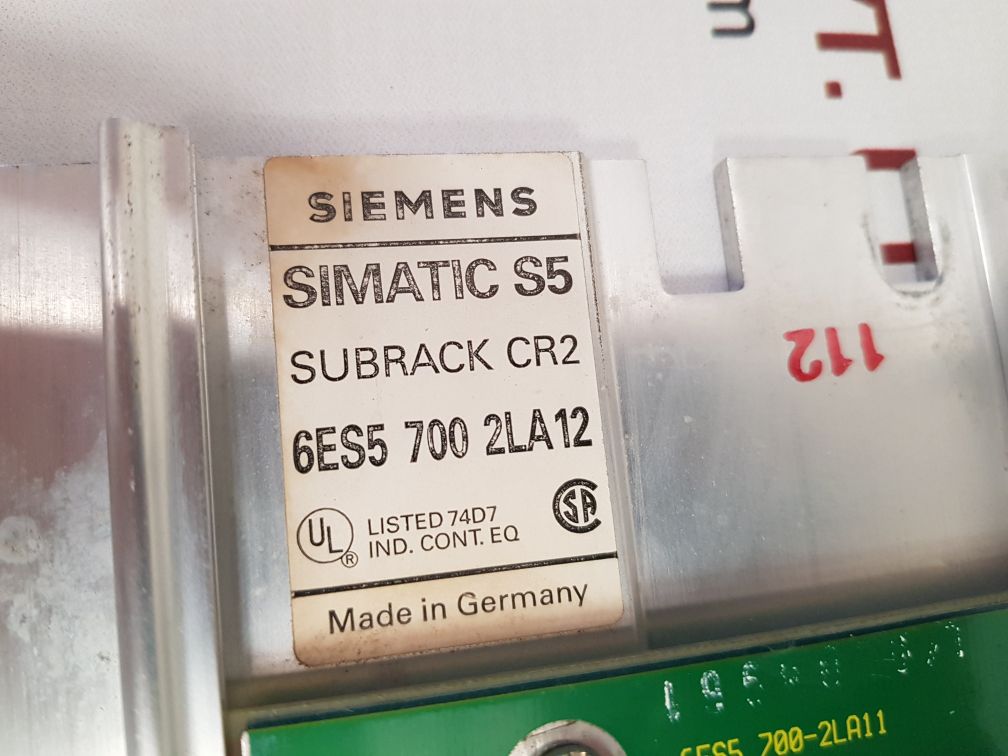 Siemens 6es5 700 2la12 simatic s5  subrack cr2
