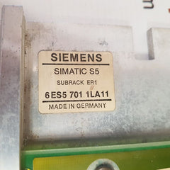 Siemens 6es5 701 1la11 simatic s5 9-slot extension subrack er1
