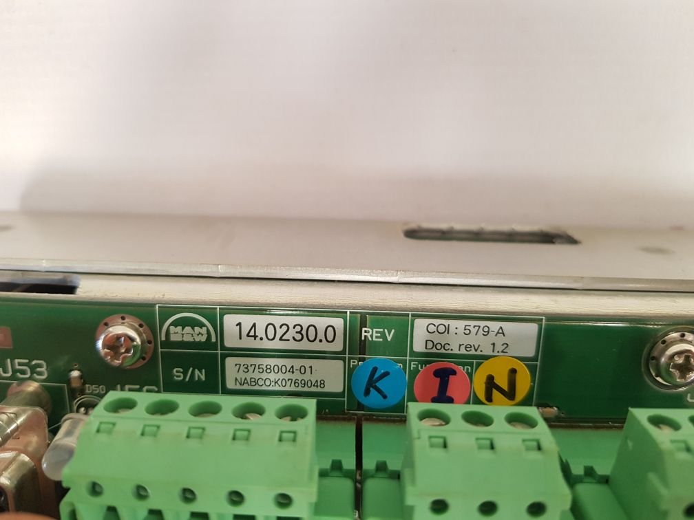 Man b&w mcu-0230-f pcb module 1142352-0 rev. 1.2
