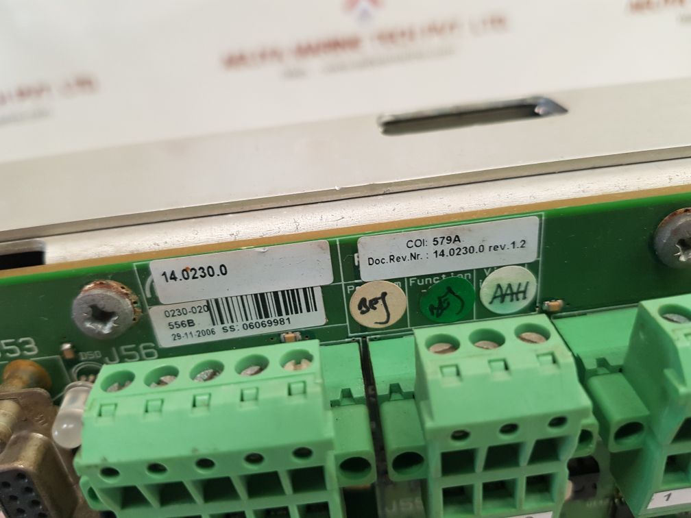 Man b&w mcu-0230-f pcb module 1142352-0 mcu ver 7

