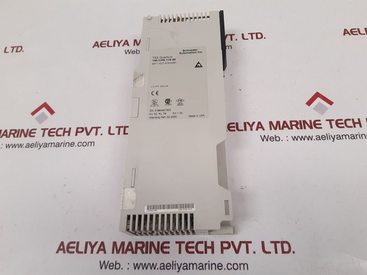 Schneider 140 chs 110 00 tsx quantum s911 hot standby module
