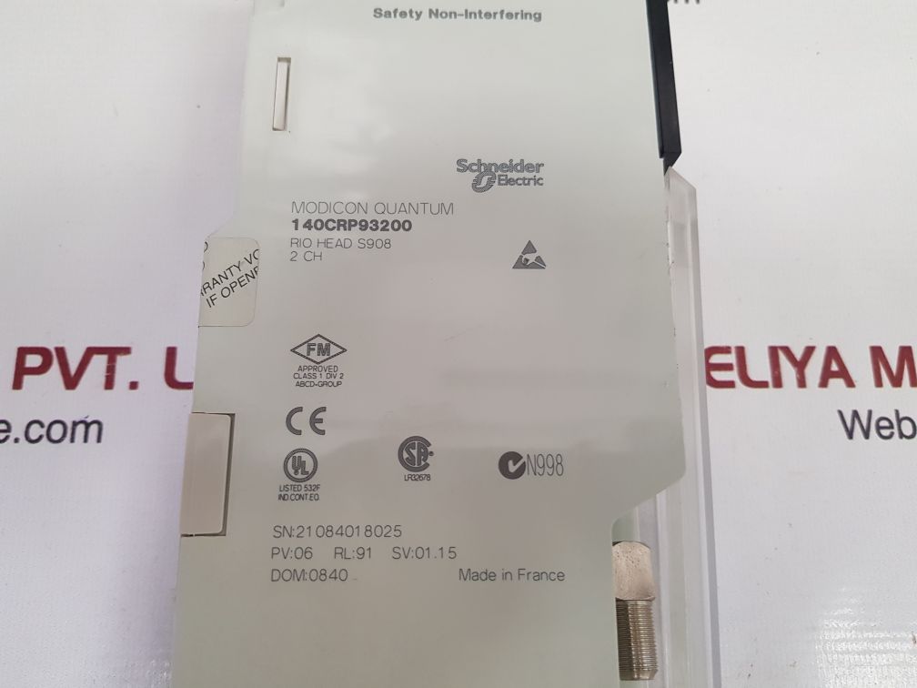 Schneider Electric Modicon Quantum 140Crp93200 Rio Head Pv: 06 Rl: 91