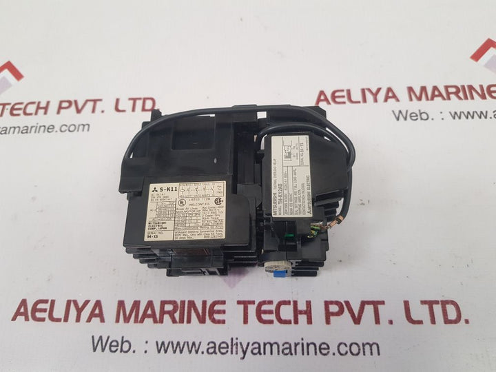 Mitsubishi electric th-k12ab thermal overload relay s-k11 contactor new
