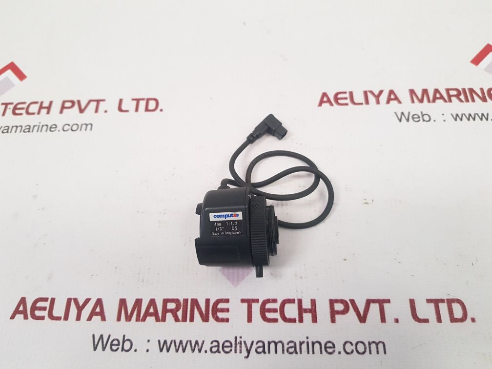 Computar tg0412fcs-3 4mm f1.2 tv lens
