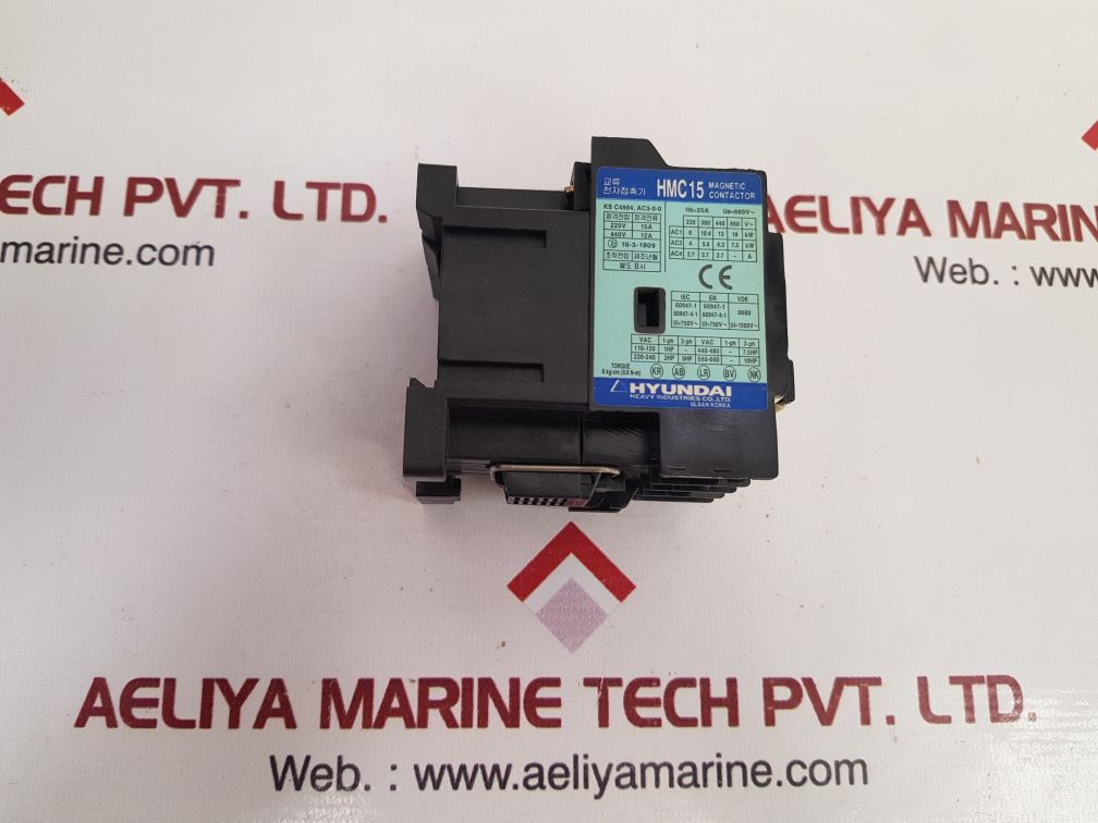 Hyundai Hmc15 W11 Magnetic Contactor 200..220V 60Hz