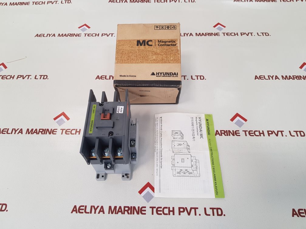 Hyundai umc 40 magnetic contactor 100v~110v 50/60hz
