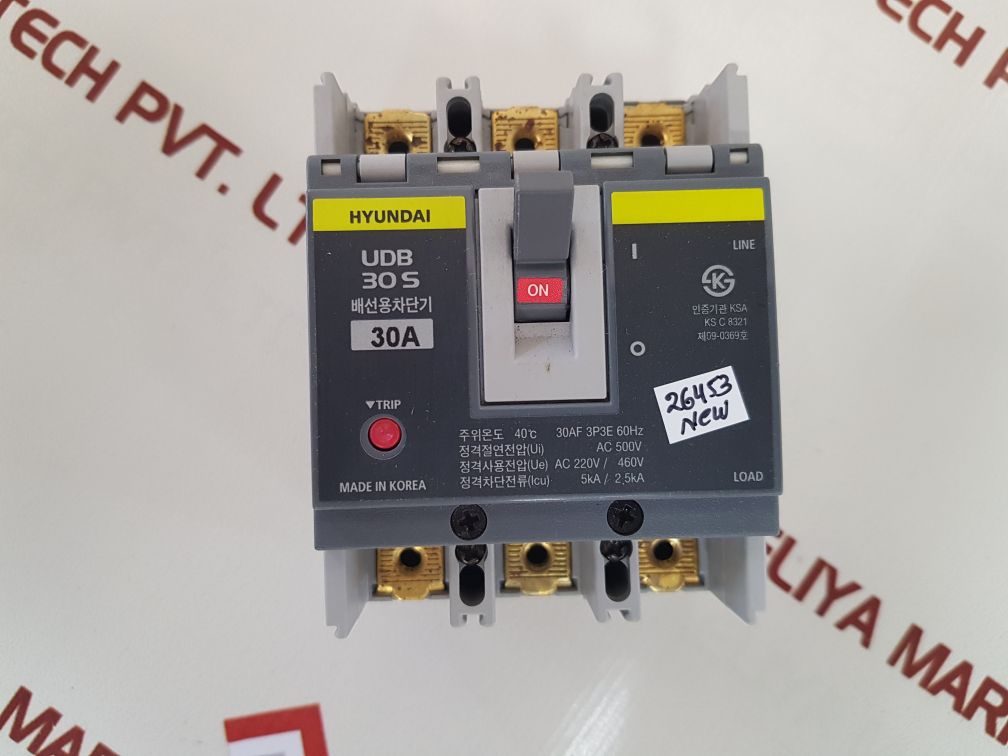 Hyundai udb 30 s molded case circuit breaker 30a
