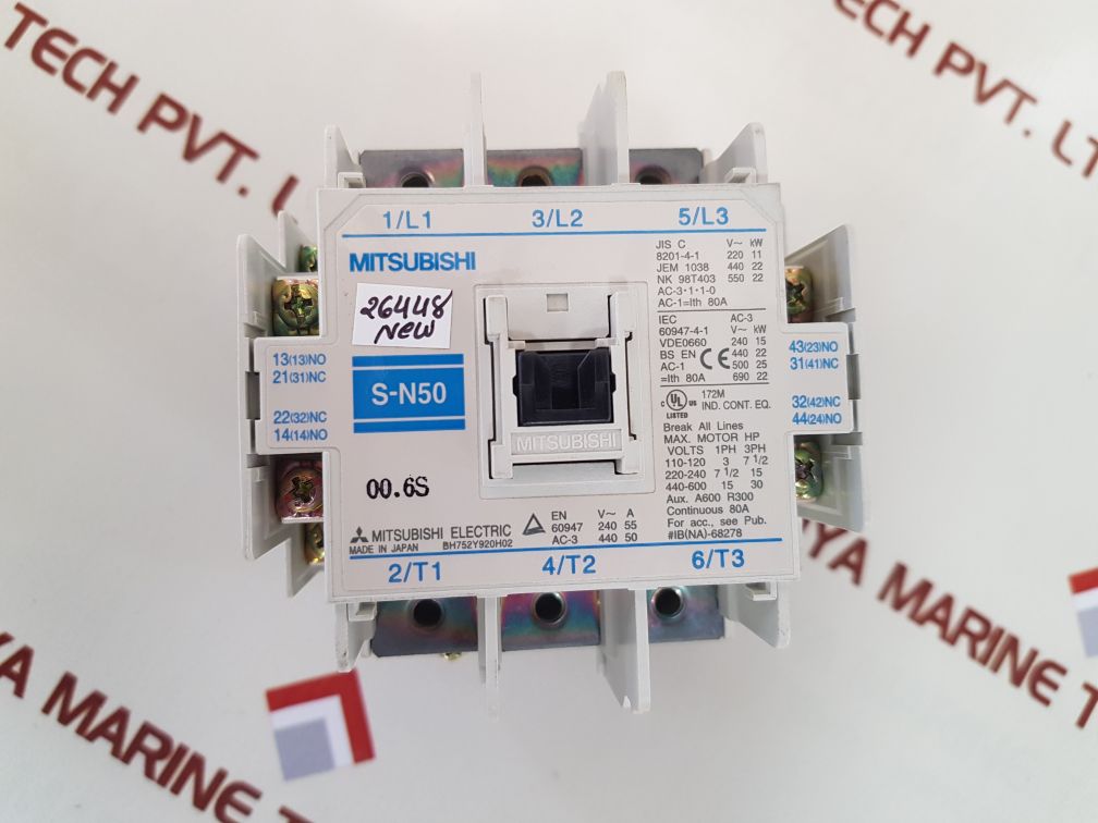 Mitsubishi electric s-n50 contactor