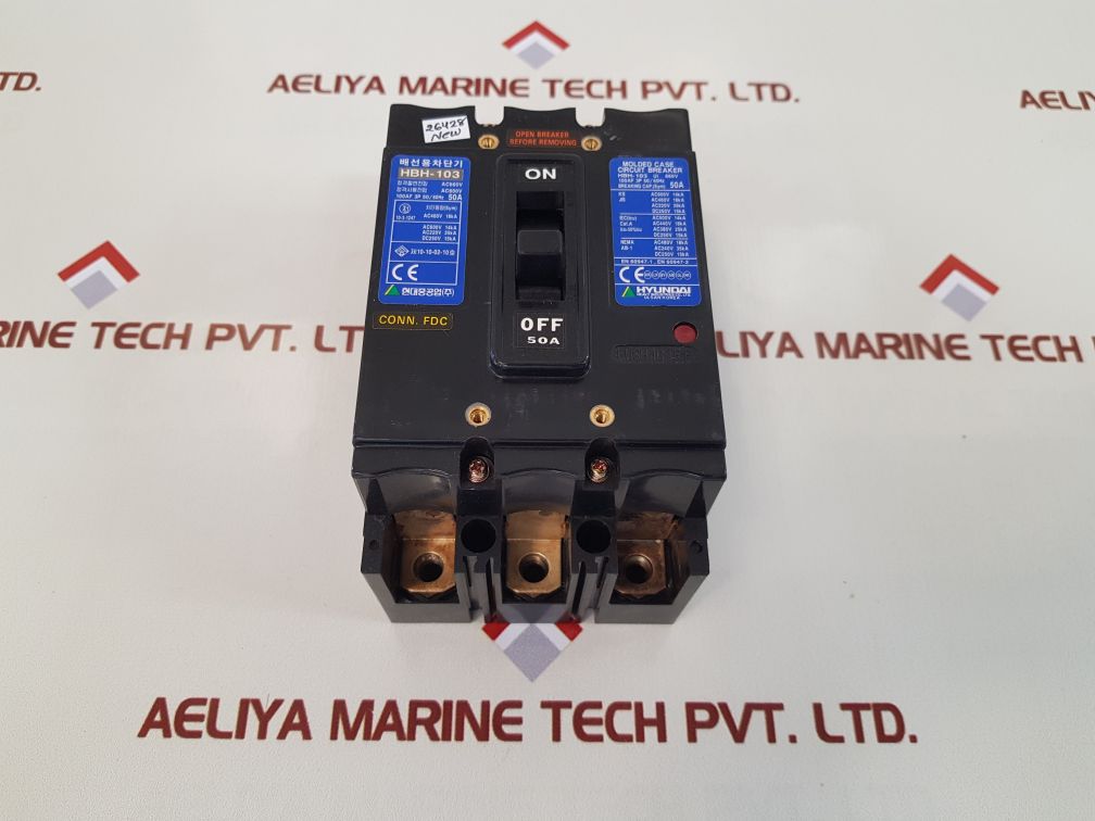Hyundai hbh-103 molded case circuit breaker