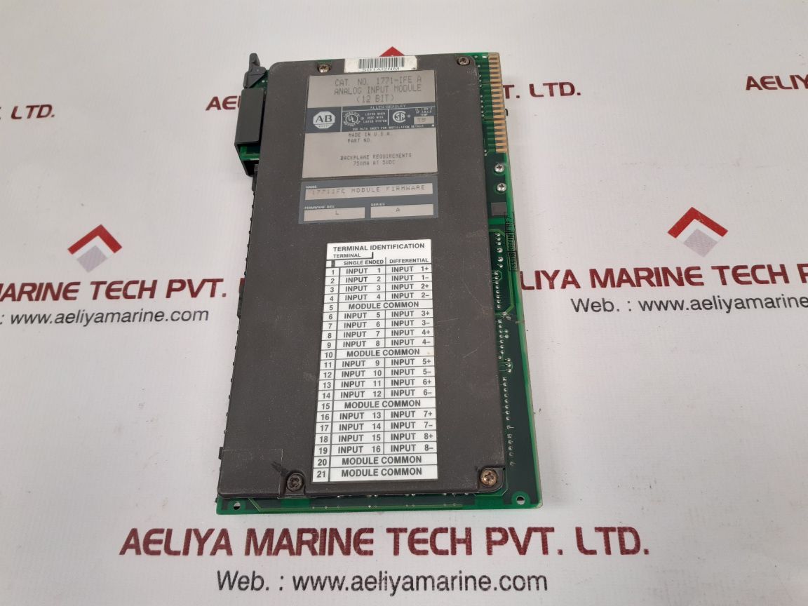 Allen-bradley 1771-ife A Analog Input Module 12 Bit