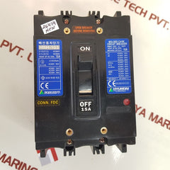 Hyundai hbh-103 molded case circuit breaker 15a