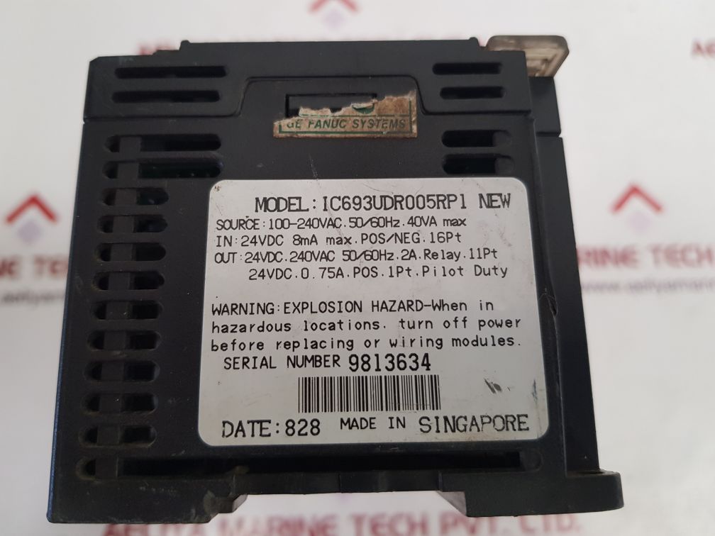 Ge Fanuc Ic693Udr005Rp1 Series 90 Micro Programmable Controller