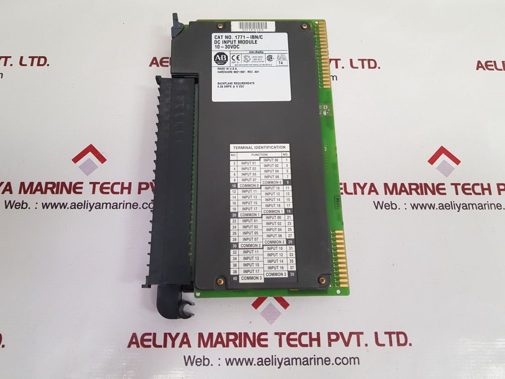 Allen-bradley 1771-ibn Ser C Rev. A01 Dc Input Module