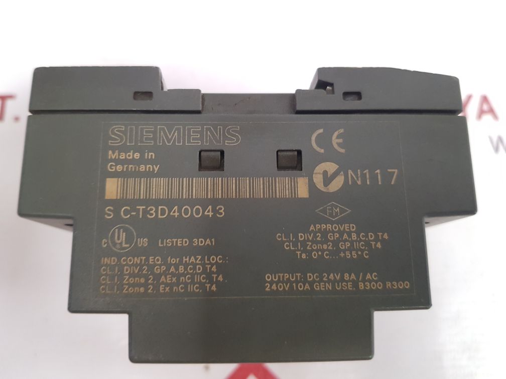 Siemens 6Ed1 052-1Md00-0Ba4 Logic Module S C-t3D40043