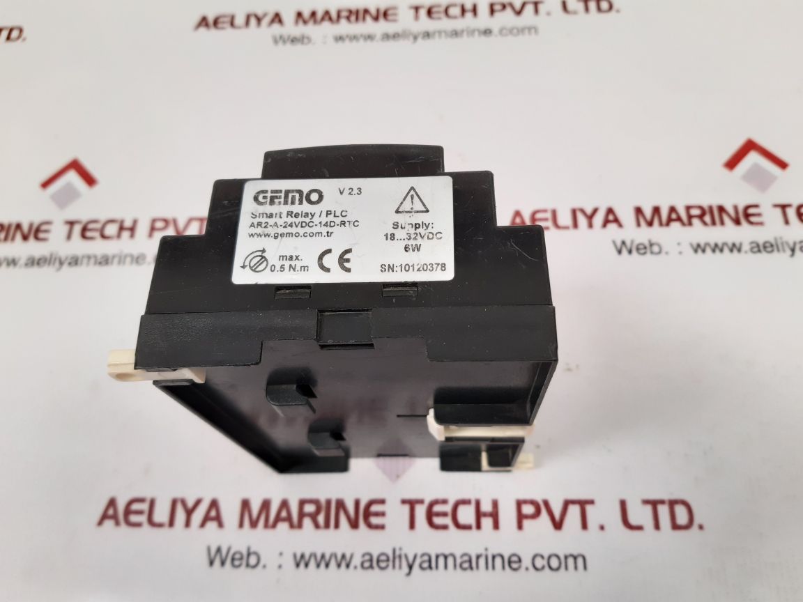 Gemo Ar2-a Smart Relay/Plc Ar2-a-24Vdc-14D-rtc