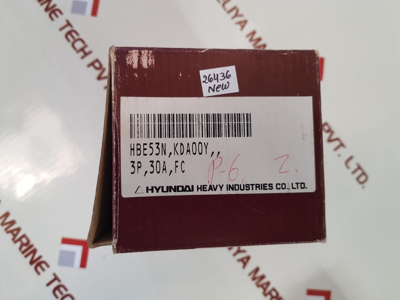 Hyundai hbe-53n molded case circuit breaker 30a