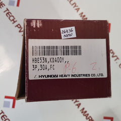 Hyundai hbe-53n molded case circuit breaker 30a