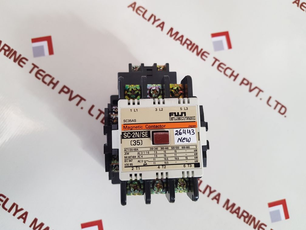Fuji electric sc-2n/se(35) magnetic contactor