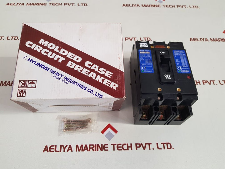 Hyundai hbh-103 molded case circuit breaker 30a