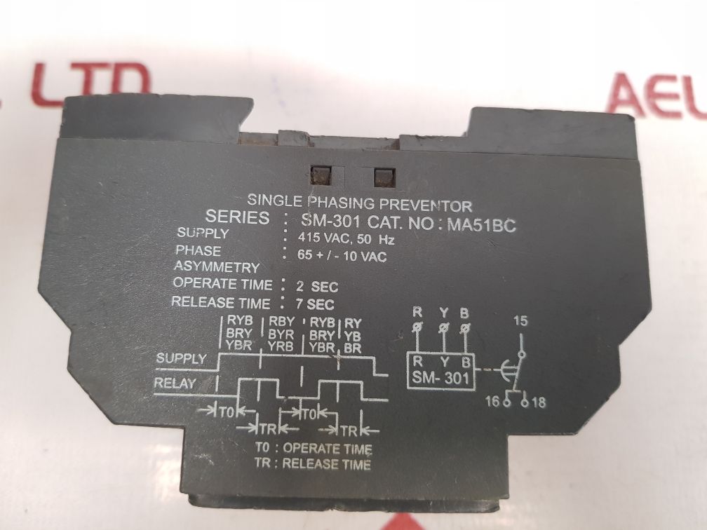Gic Ma51Bc Phase And Voltage Control Relay Sm-301