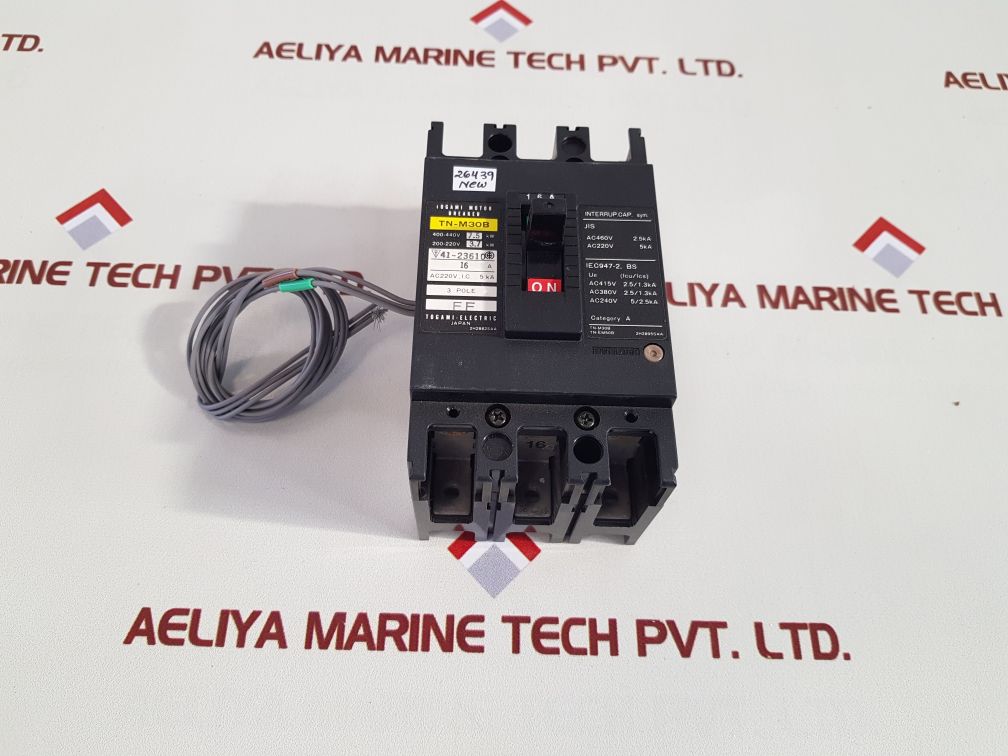 Togami-electric tn-m30b motor breaker