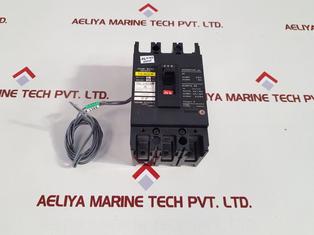 Togami electric tn-m30b motor breaker 25a