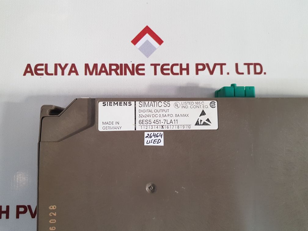 Siemens 6es5 451-7la11 simatic s5 digital output module
