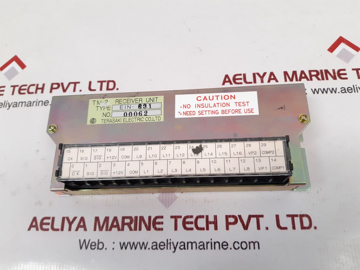 Terasaki Ein-631 Tm-2 Receiver Unit New