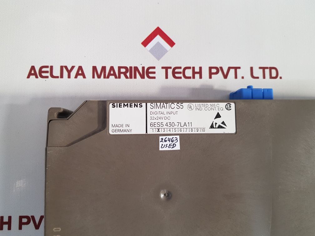 Siemens 6es5 430-7la11 simatic s5 digital input module
