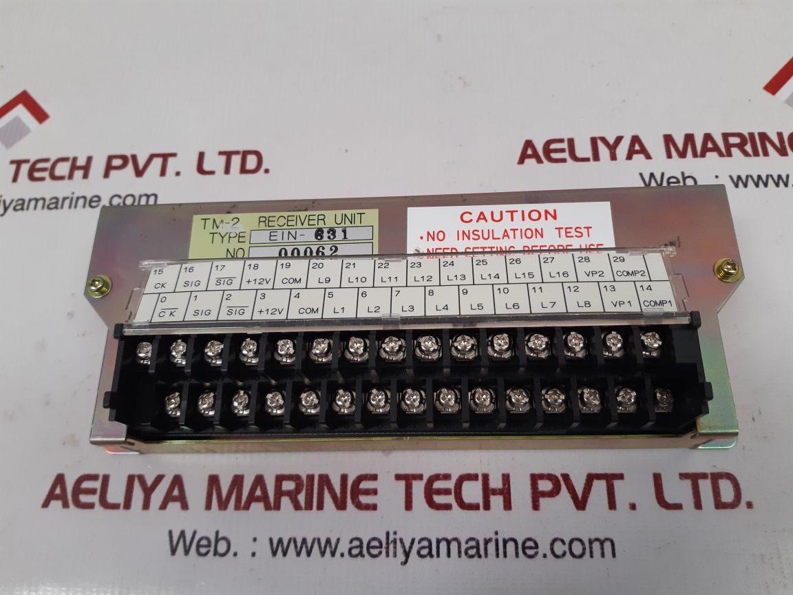 Terasaki Ein-631 Tm-2 Receiver Unit New