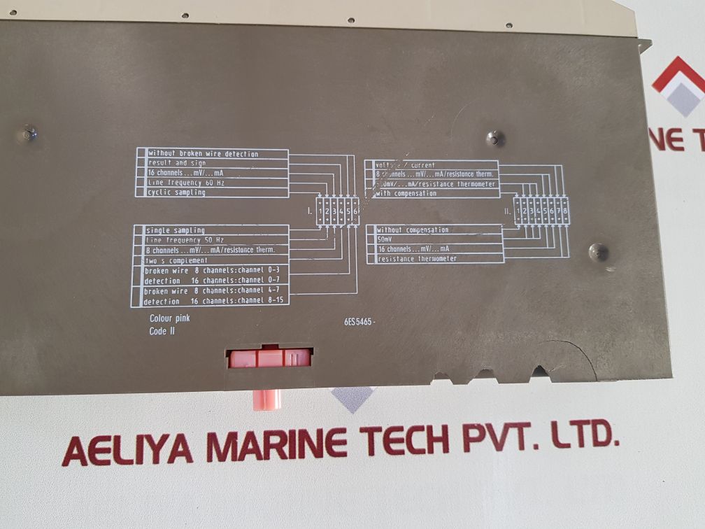 Siemens 6es5 465-7la11 simatic s5 analog input module
