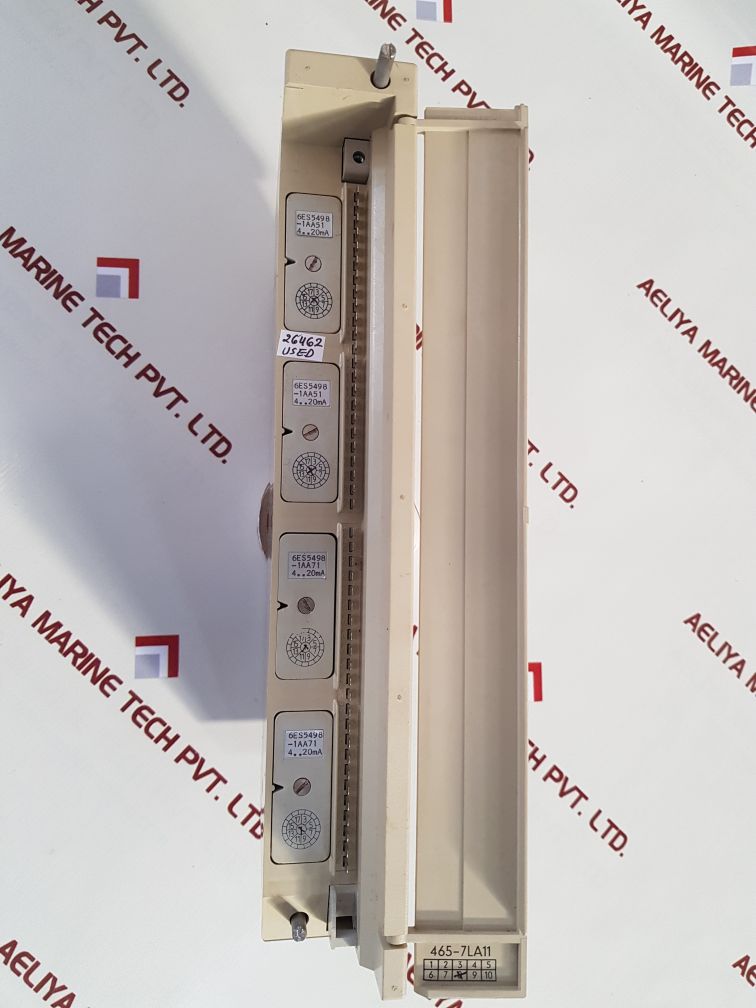 Siemens 6es5 465-7la11 simatic s5 analog input module
