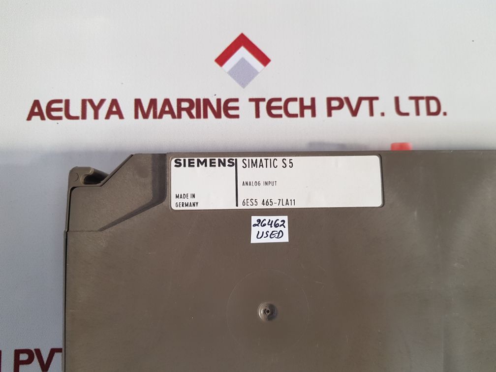 Siemens 6es5 465-7la11 simatic s5 analog input module
