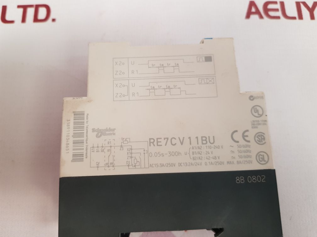 Telemecanique/Schneider Re7Cv11Bu Time Relay New