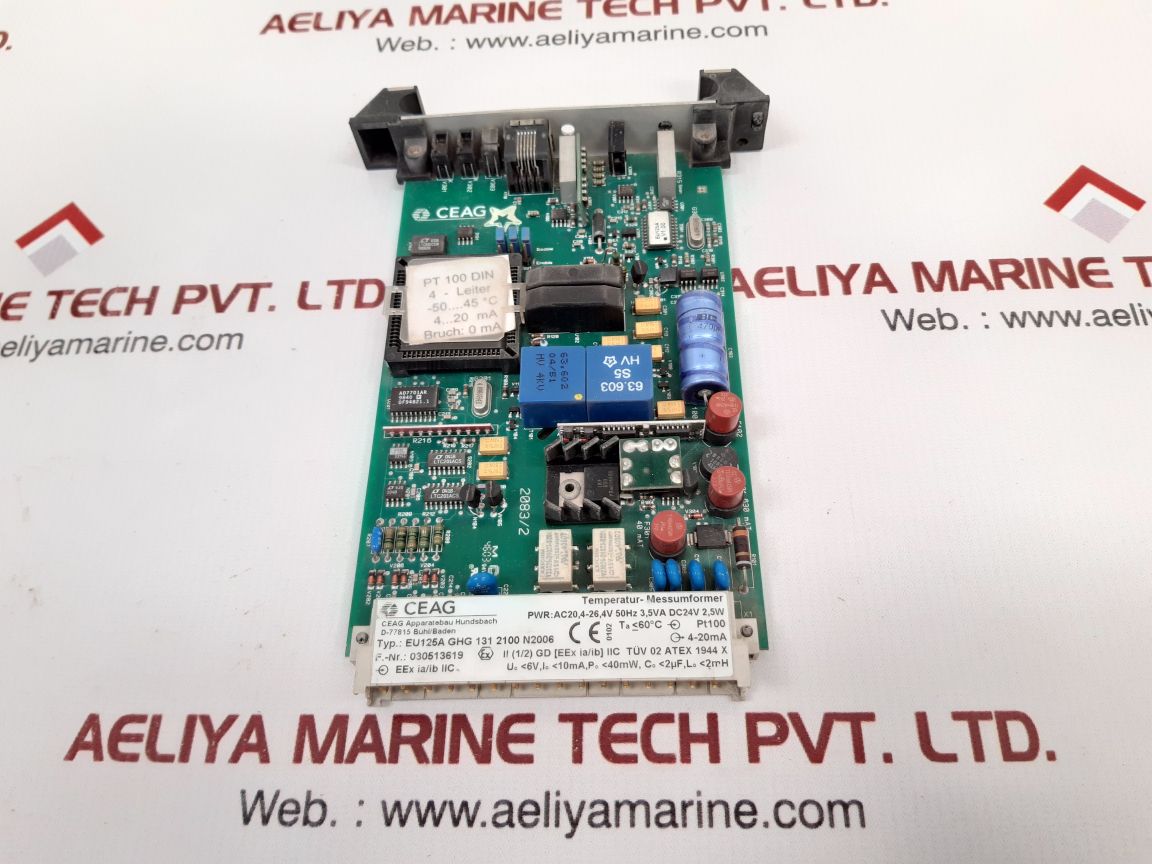 Ceag Eu125A Temperature Transmitter Eu125A Ghg 131 2100 N2006 Used