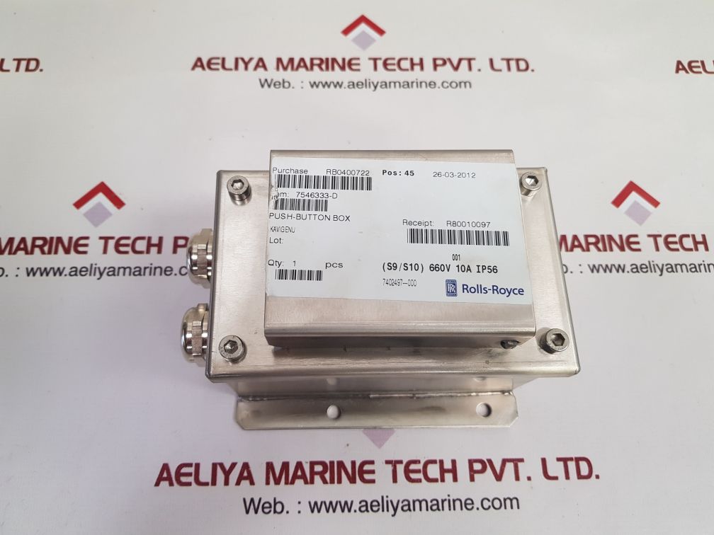 Rolls-royce 7546333-d Push-button Box